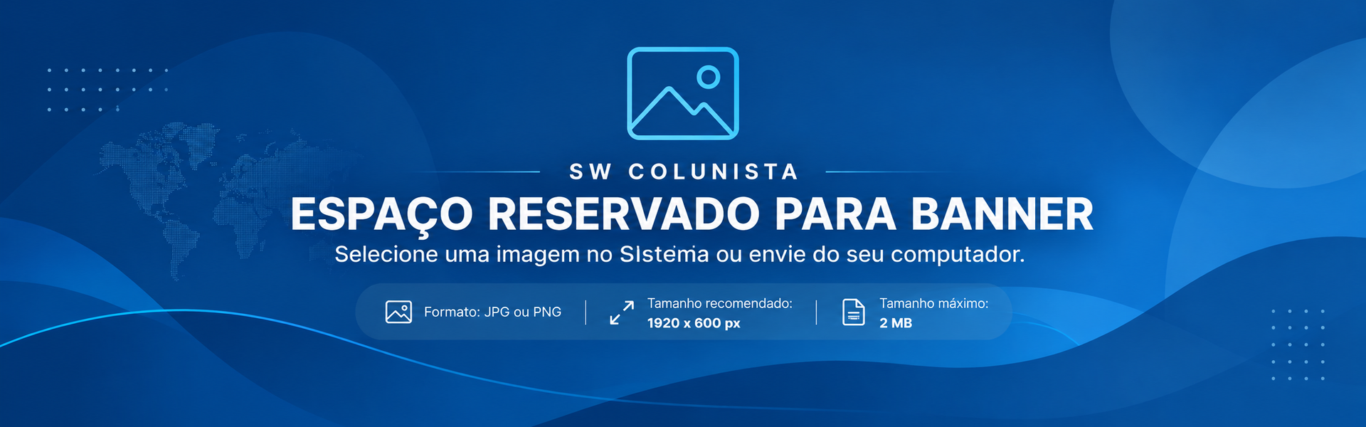 Banner padrão de orientação